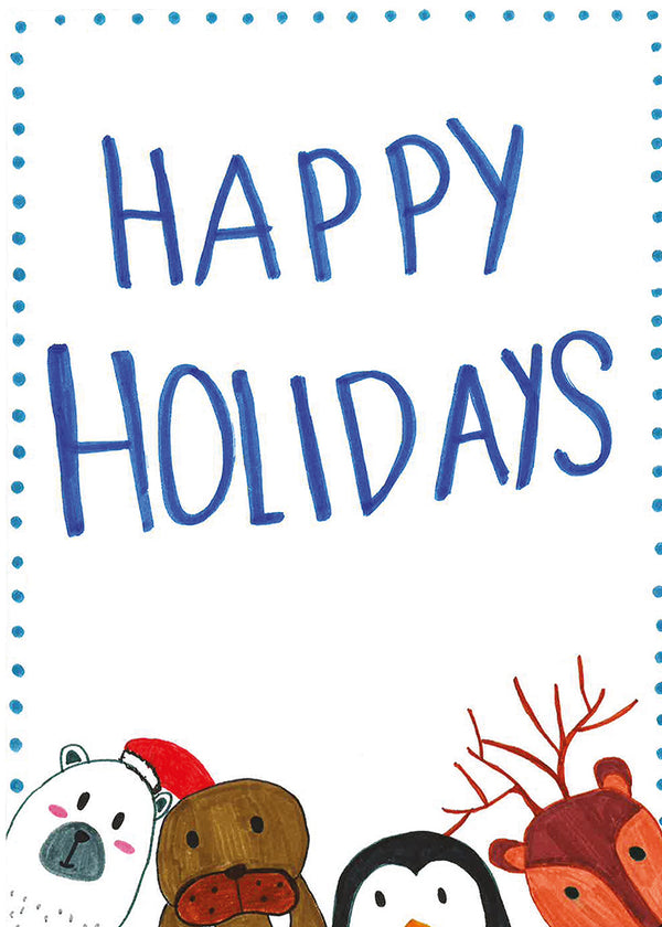 Happy Holidays Animals