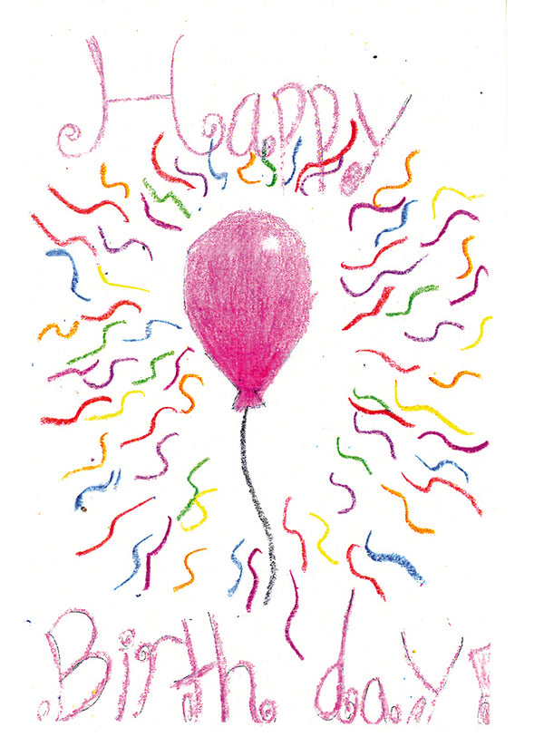 Happy Birthday Balloon Card