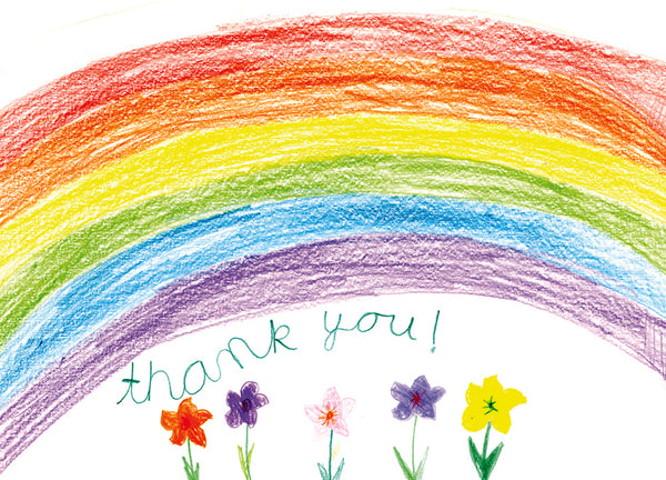 Thank You Rainbow Card