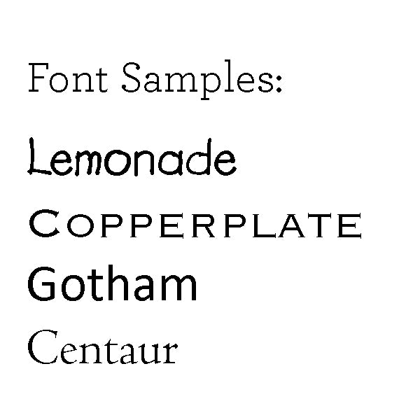 Font Samples